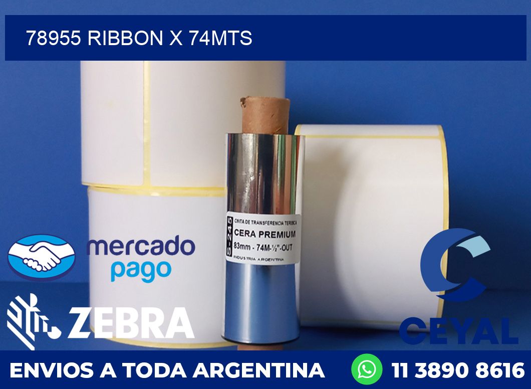 78955 ribbon x 74mts