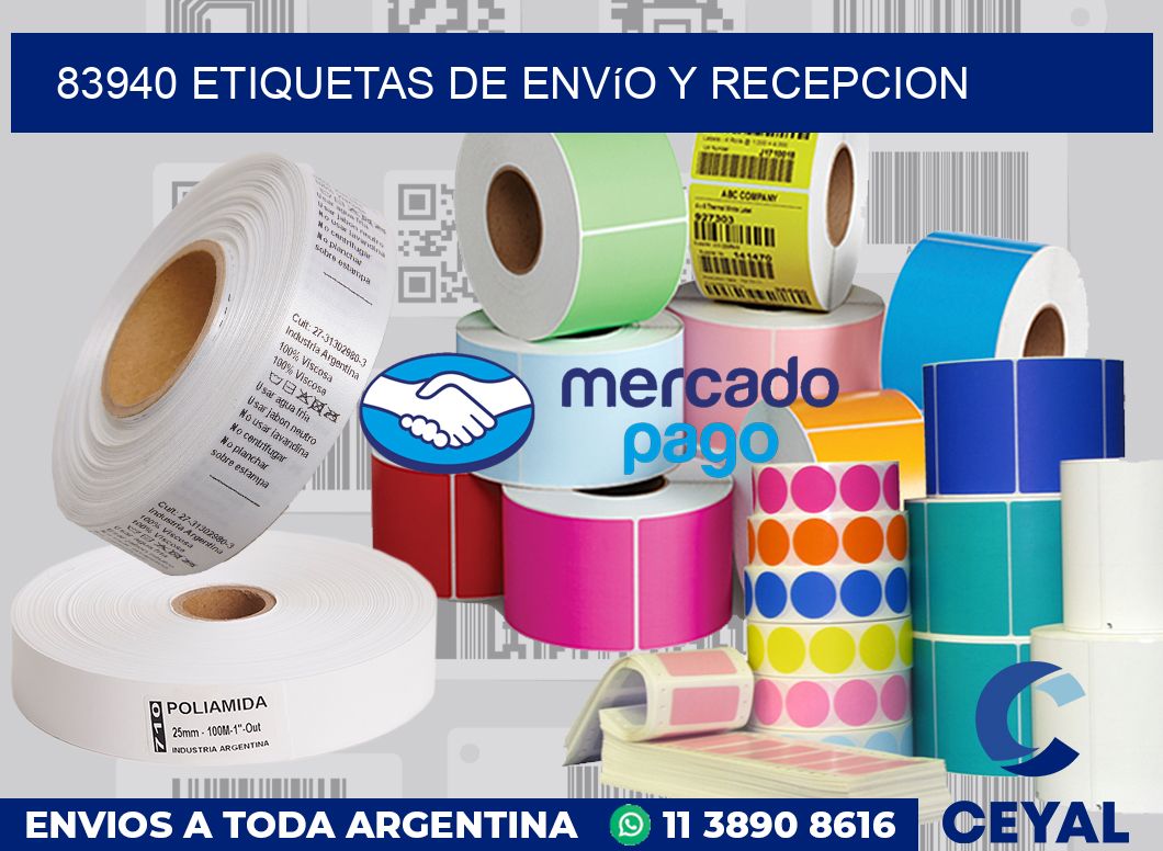 83940 Etiquetas de envío y recepcion