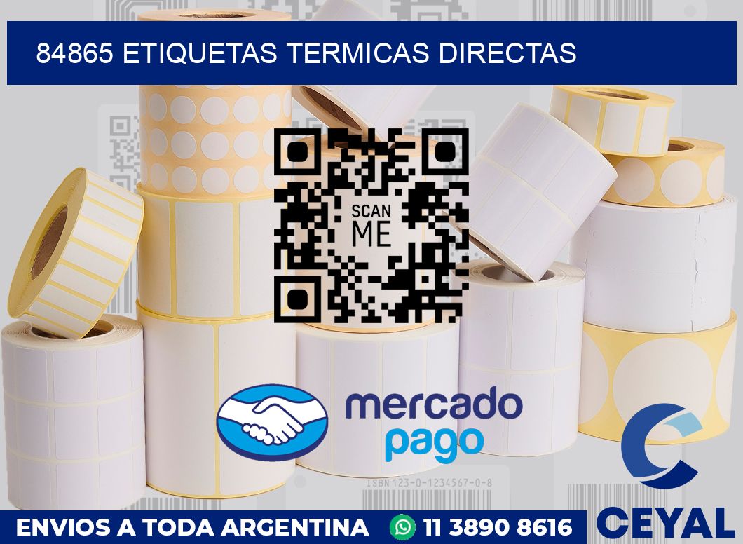 84865 Etiquetas termicas directas
