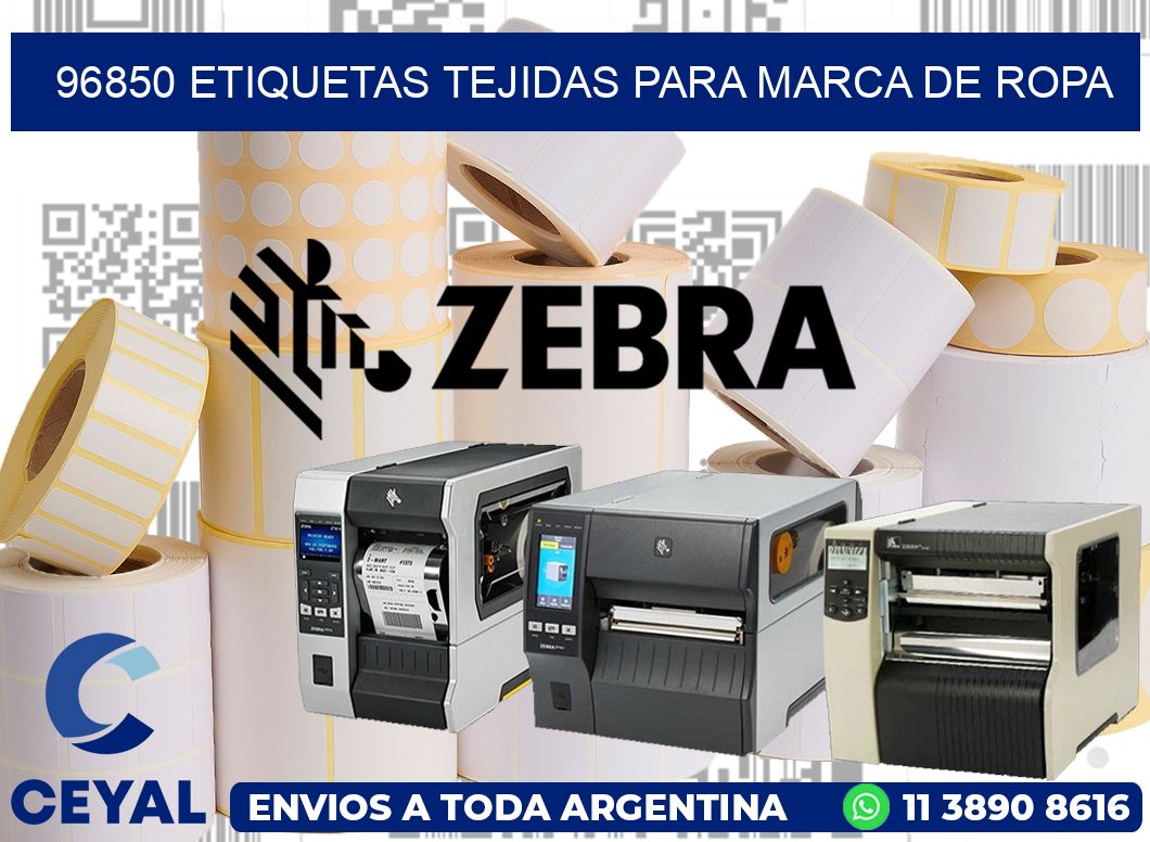 96850 Etiquetas Tejidas para Marca de Ropa
