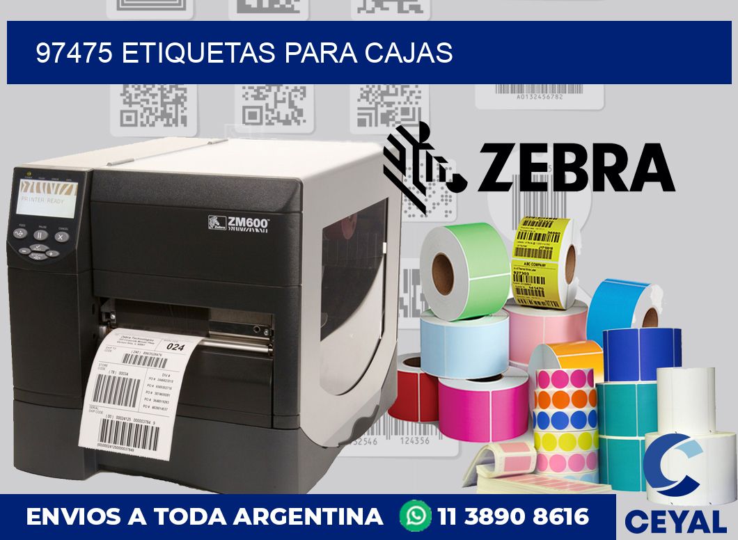 97475 etiquetas para cajas