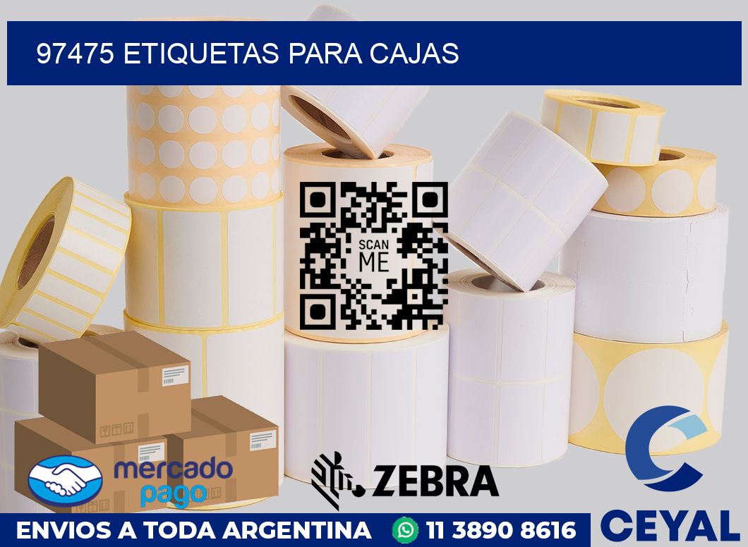 97475 etiquetas para cajas