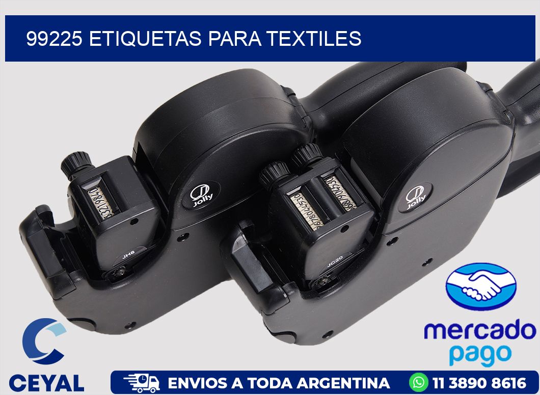 99225 etiquetas para textiles