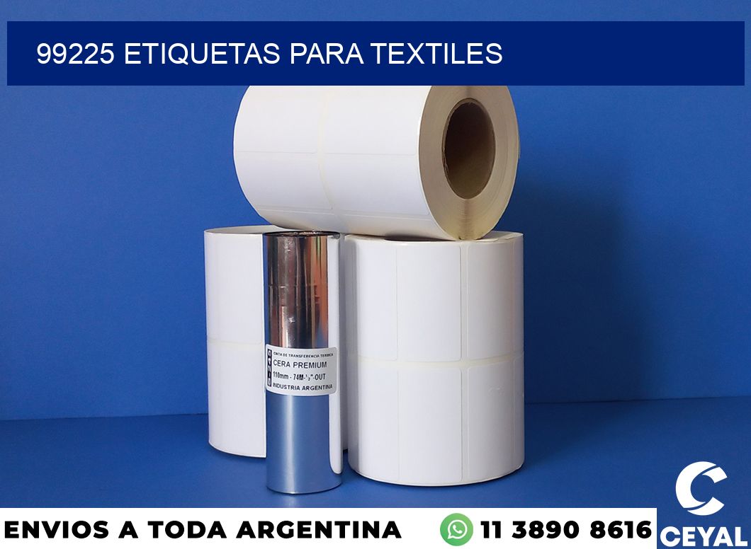 99225 etiquetas para textiles