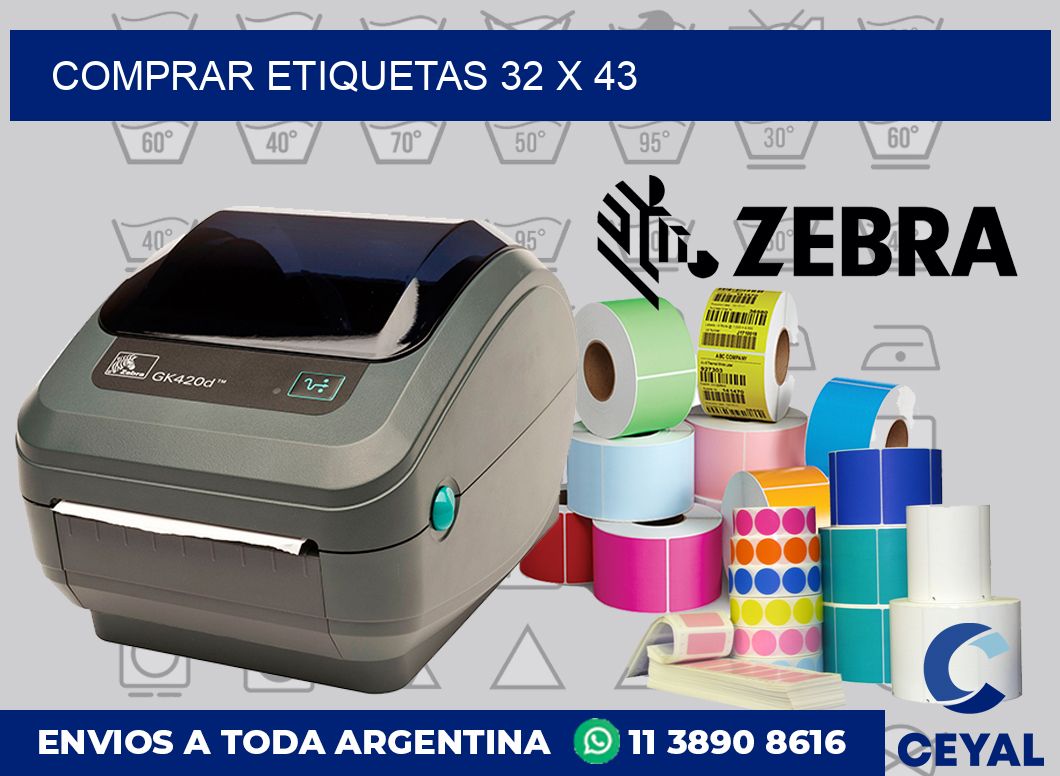 Comprar etiquetas 32 x 43