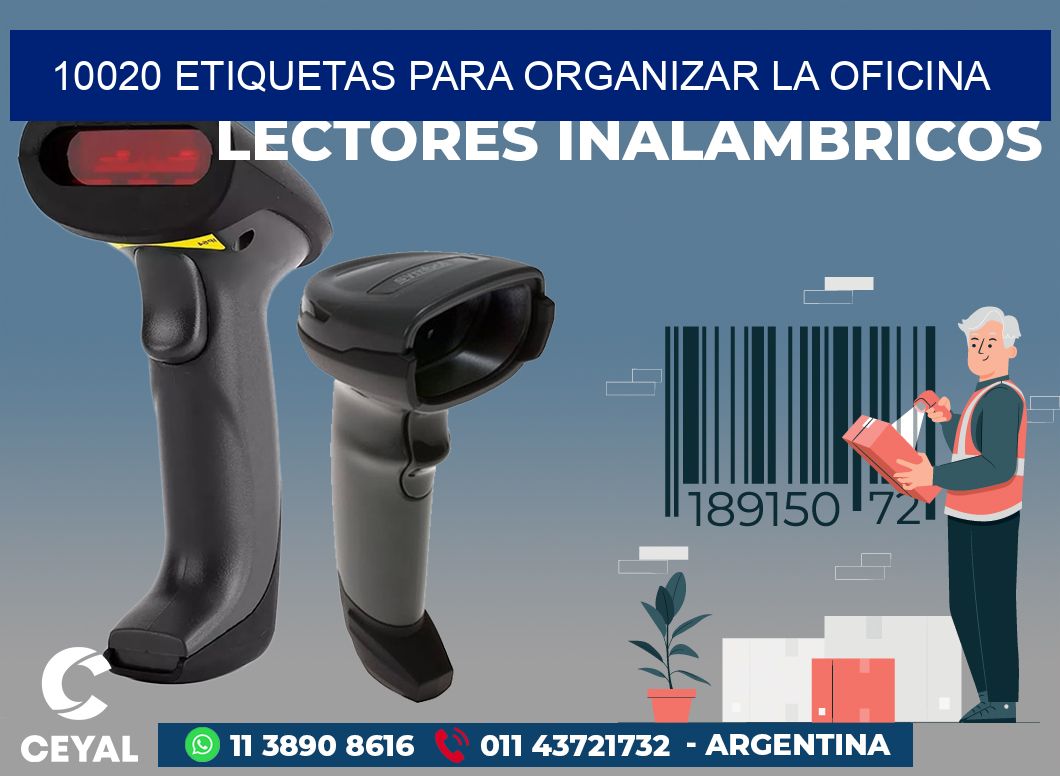 10020 ETIQUETAS PARA ORGANIZAR LA OFICINA