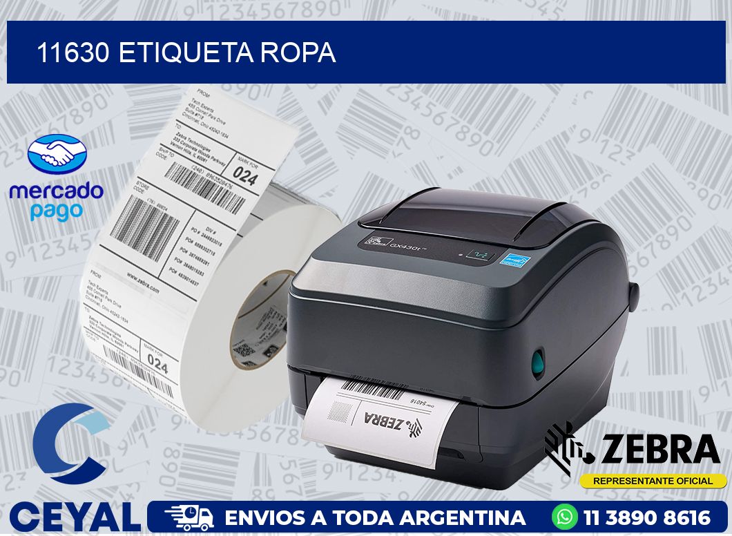 11630 ETIQUETA ROPA