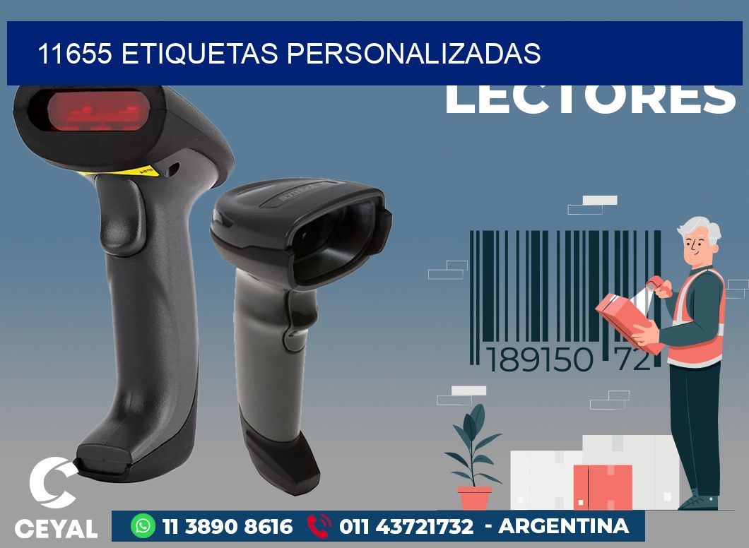 11655 ETIQUETAS PERSONALIZADAS
