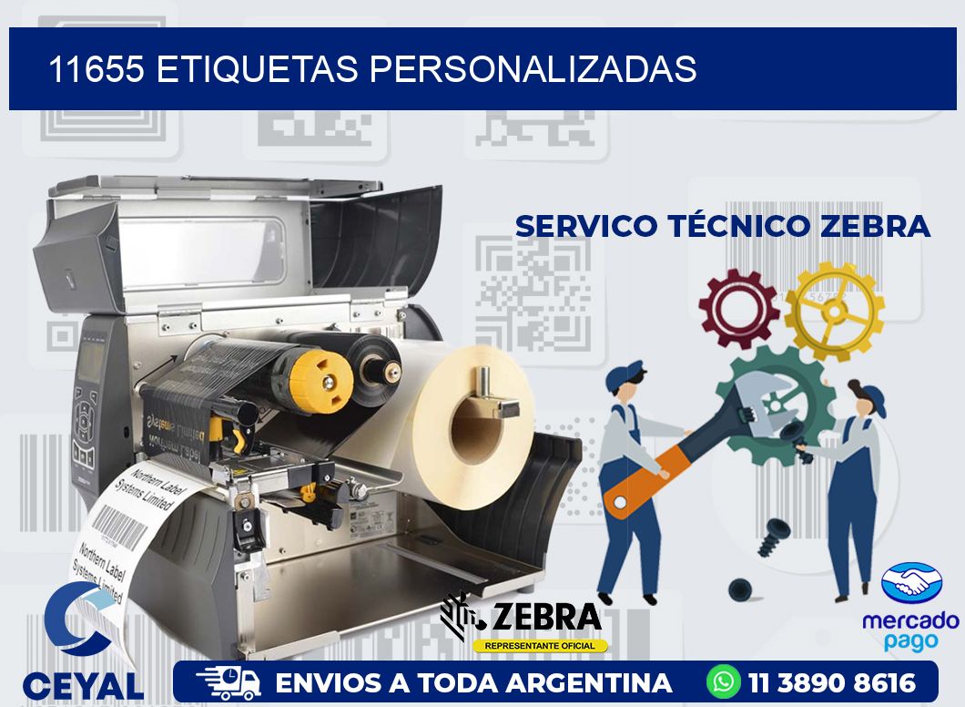 11655 ETIQUETAS PERSONALIZADAS