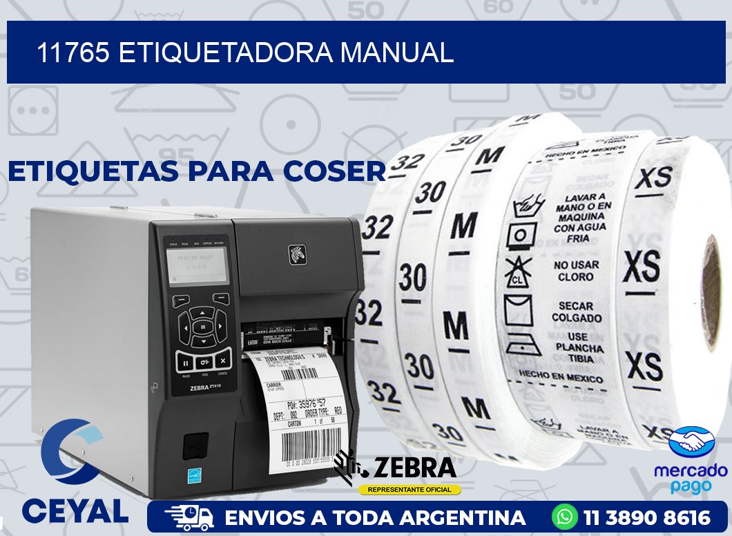 11765 ETIQUETADORA MANUAL
