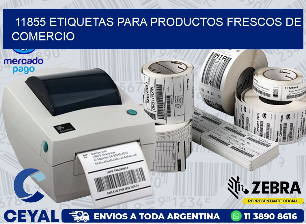 11855 ETIQUETAS PARA PRODUCTOS FRESCOS DE COMERCIO