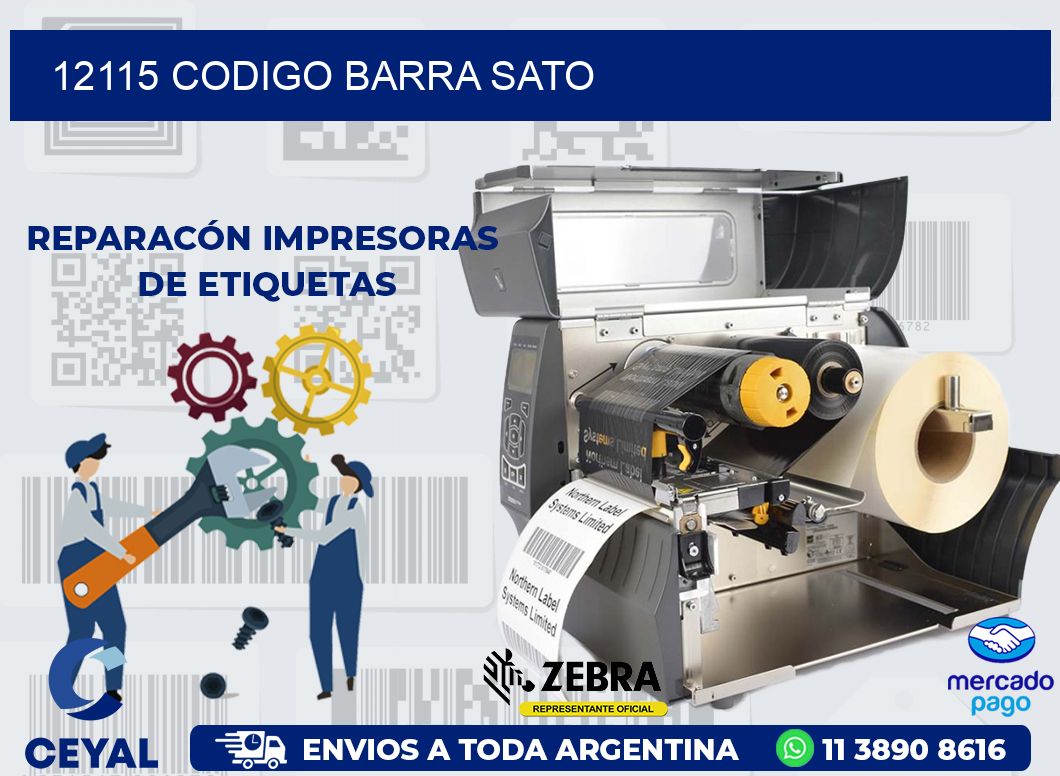 12115 CODIGO BARRA SATO