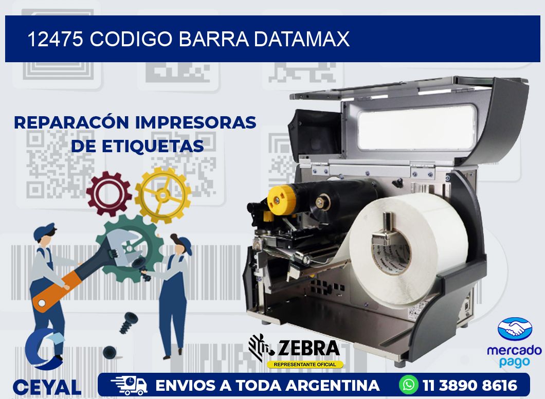 12475 CODIGO BARRA DATAMAX