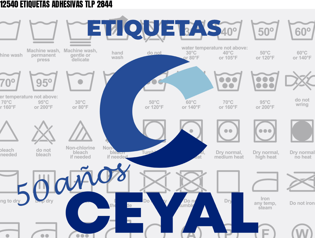12540 ETIQUETAS ADHESIVAS TLP 2844