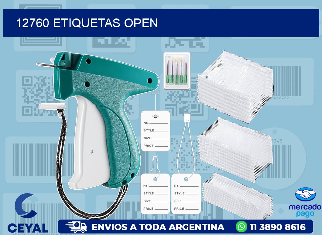12760 ETIQUETAS OPEN