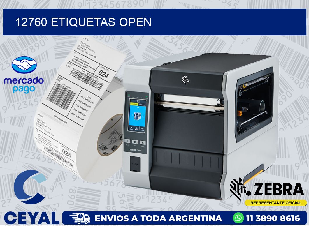 12760 ETIQUETAS OPEN