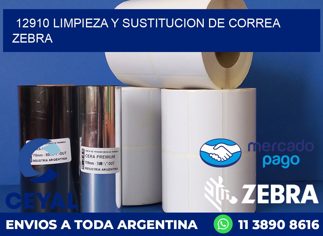 12910 LIMPIEZA Y SUSTITUCION DE CORREA ZEBRA