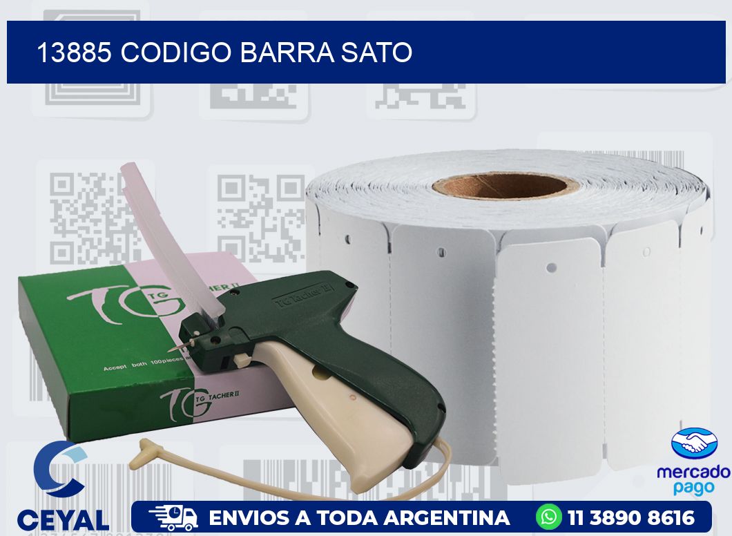 13885 CODIGO BARRA SATO