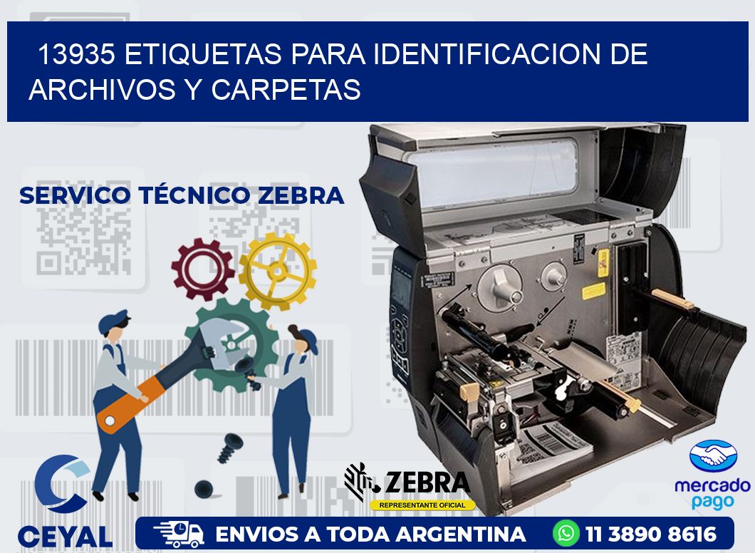 13935 ETIQUETAS PARA IDENTIFICACION DE ARCHIVOS Y CARPETAS
