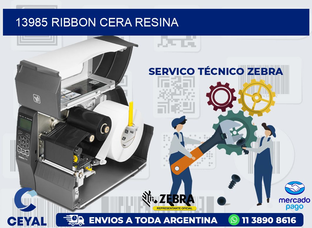 13985 RIBBON CERA RESINA