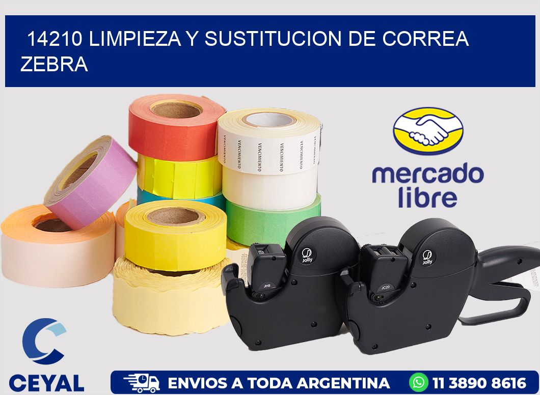 14210 LIMPIEZA Y SUSTITUCION DE CORREA ZEBRA