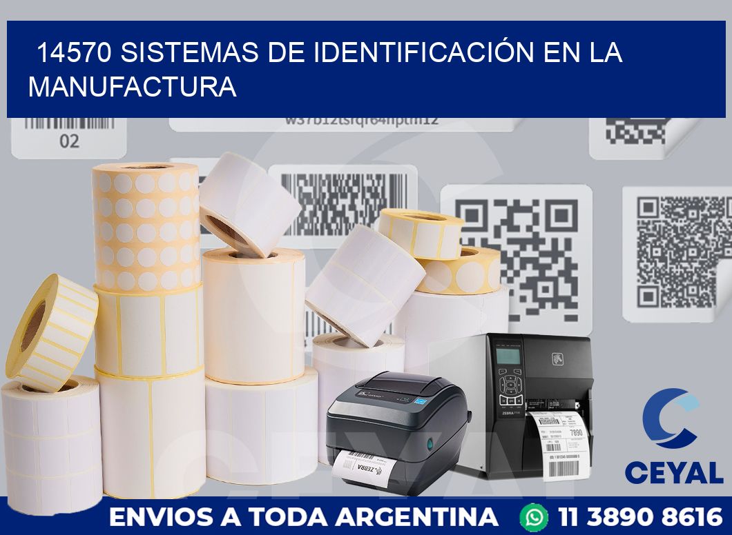 14570 SISTEMAS DE IDENTIFICACIÓN EN LA MANUFACTURA