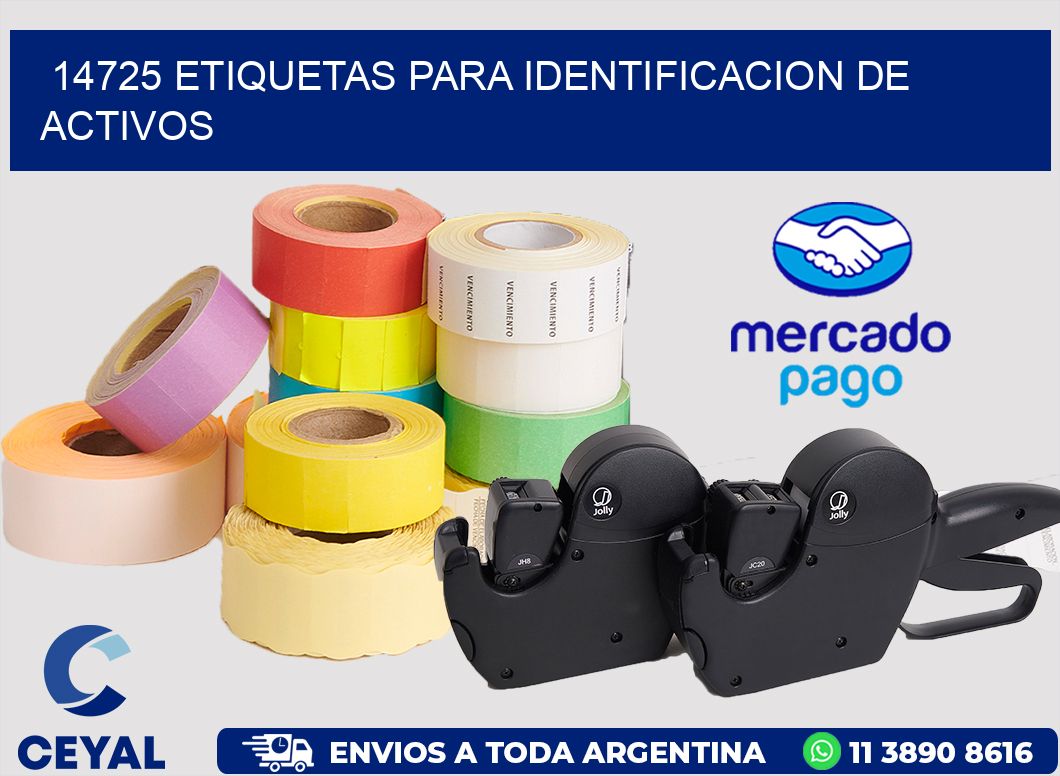 14725 ETIQUETAS PARA IDENTIFICACION DE ACTIVOS