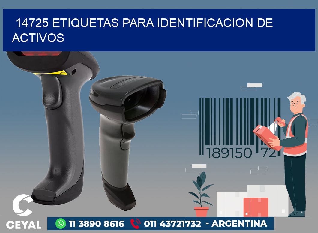 14725 ETIQUETAS PARA IDENTIFICACION DE ACTIVOS