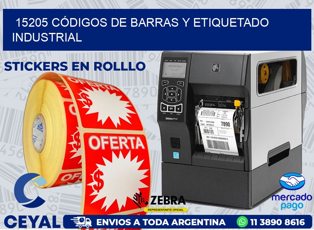 15205 CÓDIGOS DE BARRAS Y ETIQUETADO INDUSTRIAL