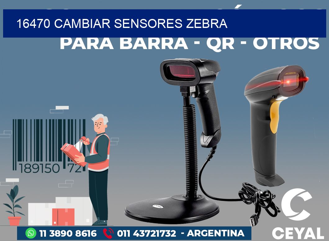 16470 CAMBIAR SENSORES ZEBRA