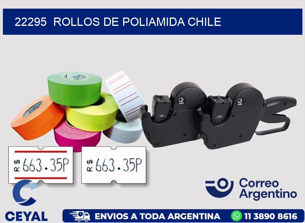 22295  ROLLOS DE POLIAMIDA CHILE