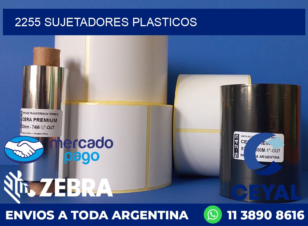 2255 SUJETADORES PLASTICOS