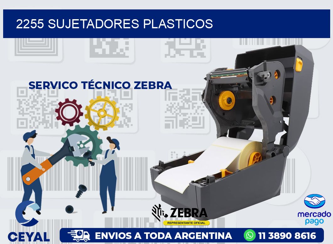2255 SUJETADORES PLASTICOS