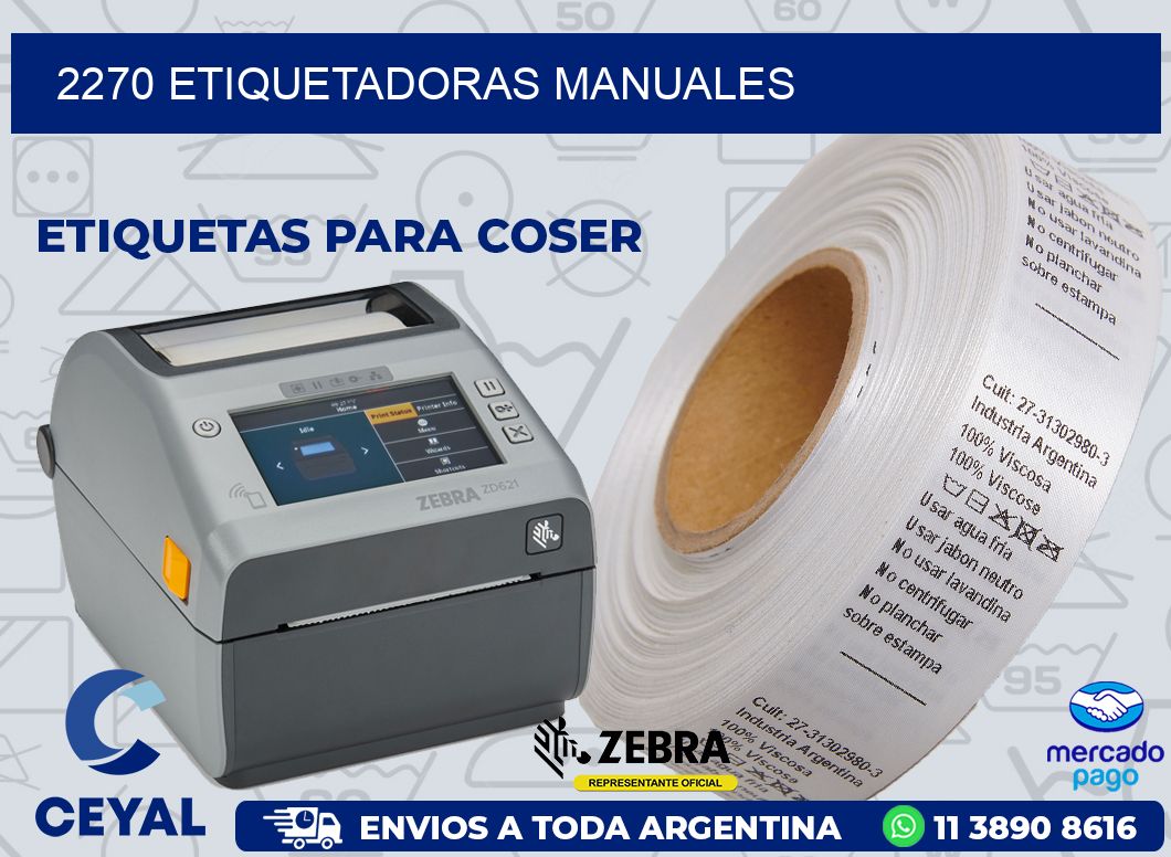 2270 ETIQUETADORAS MANUALES