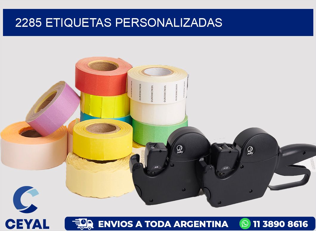 2285 ETIQUETAS PERSONALIZADAS
