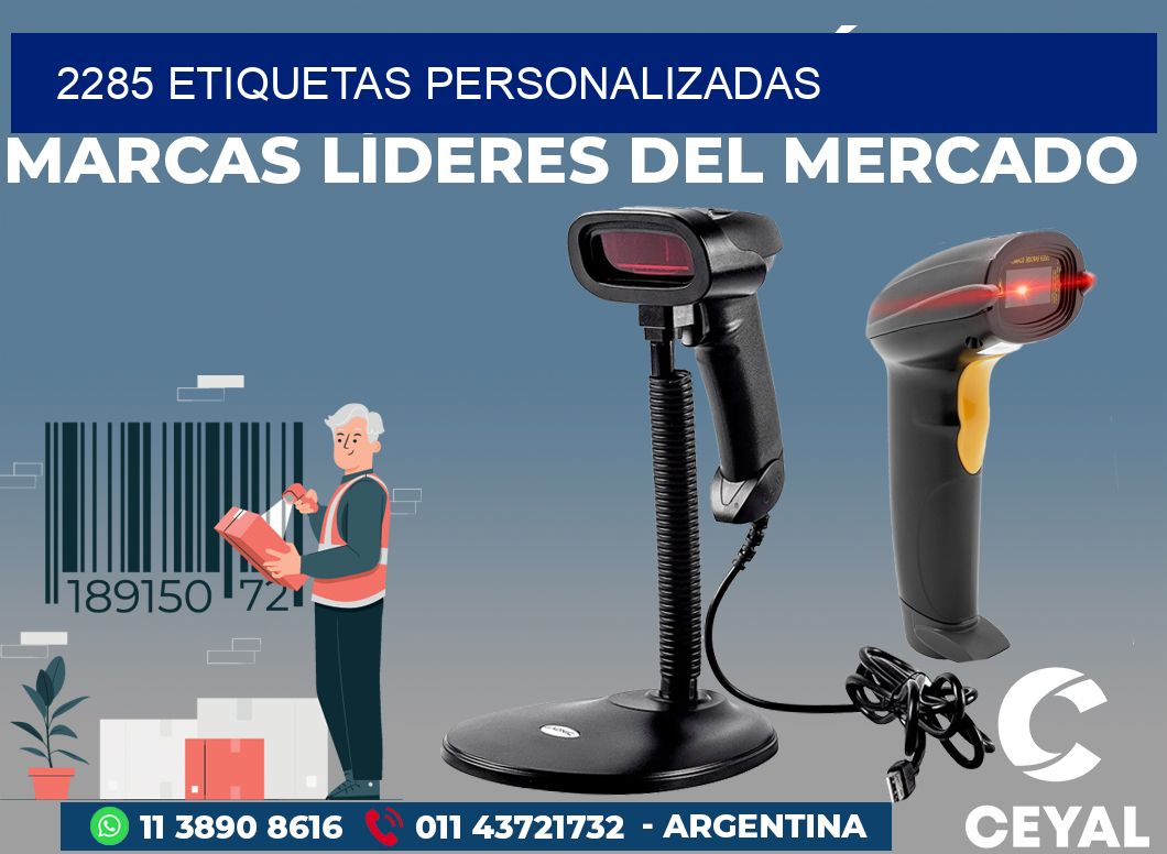 2285 ETIQUETAS PERSONALIZADAS