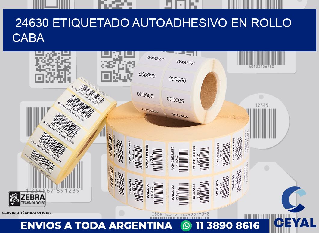 24630 ETIQUETADO AUTOADHESIVO EN ROLLO CABA