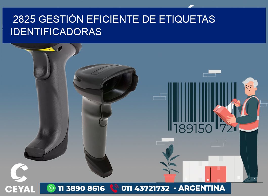 2825 GESTIÓN EFICIENTE DE ETIQUETAS IDENTIFICADORAS