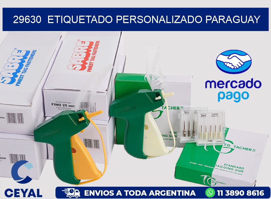 29630  ETIQUETADO PERSONALIZADO PARAGUAY