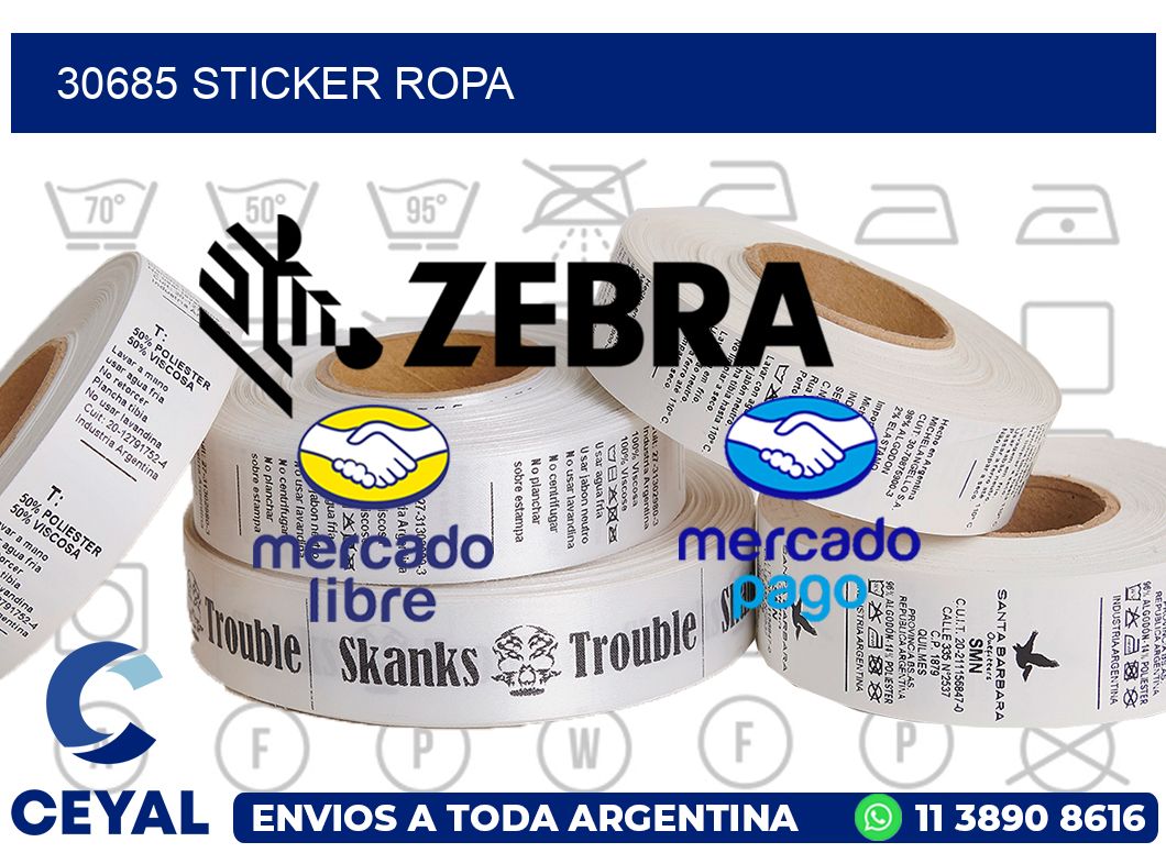 30685 STICKER ROPA