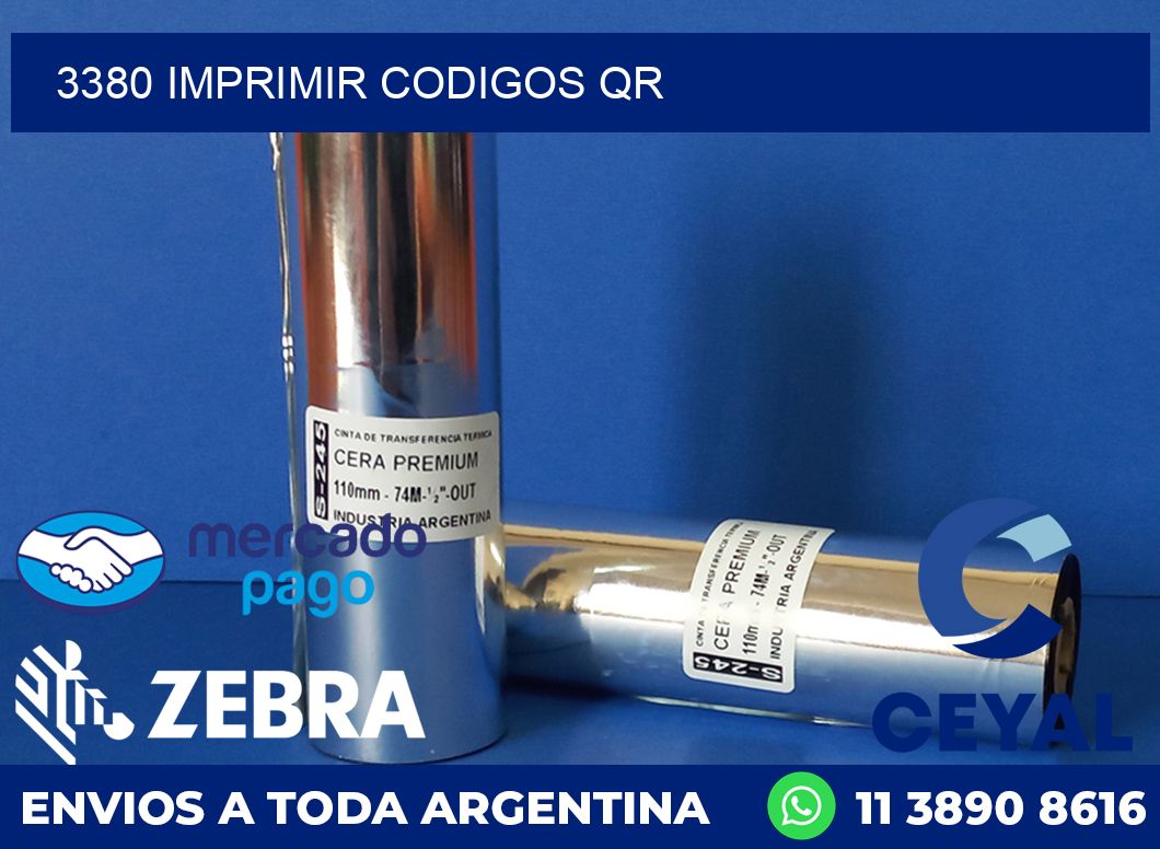 3380 IMPRIMIR CODIGOS QR