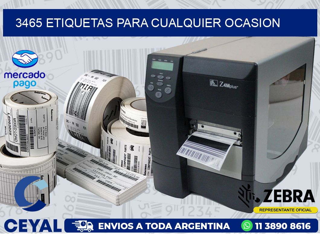 3465 ETIQUETAS PARA CUALQUIER OCASION
