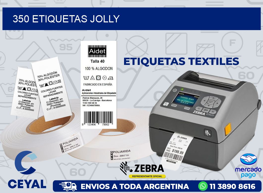 350 ETIQUETAS JOLLY