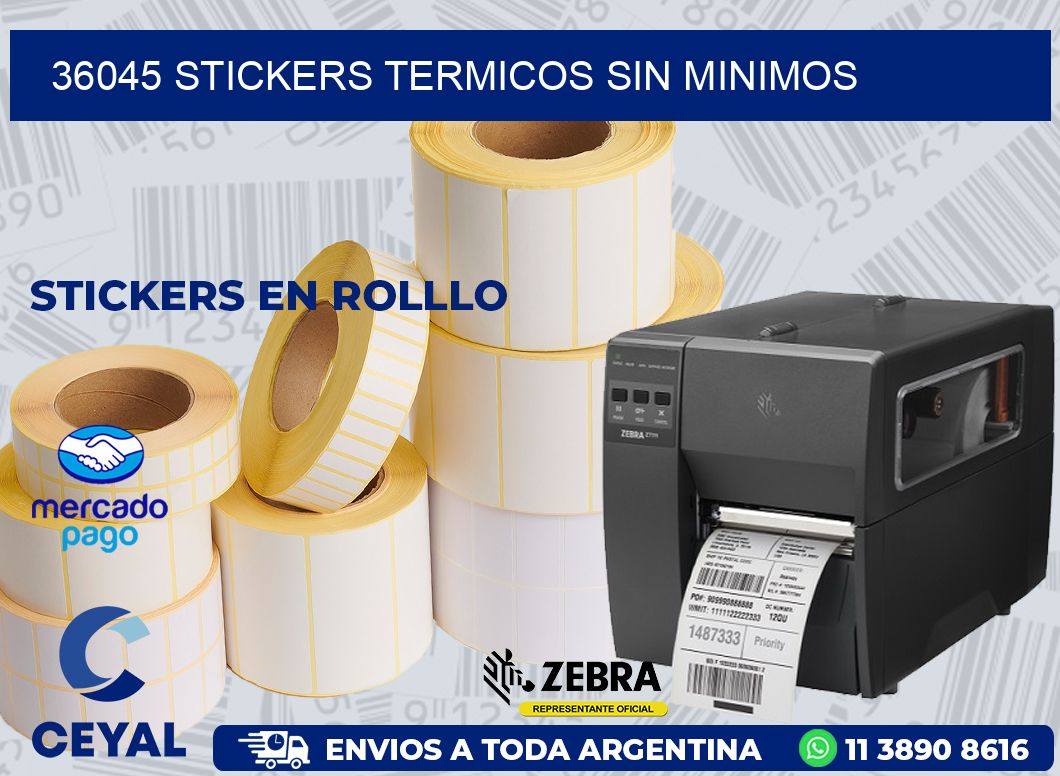 36045 STICKERS TERMICOS SIN MINIMOS