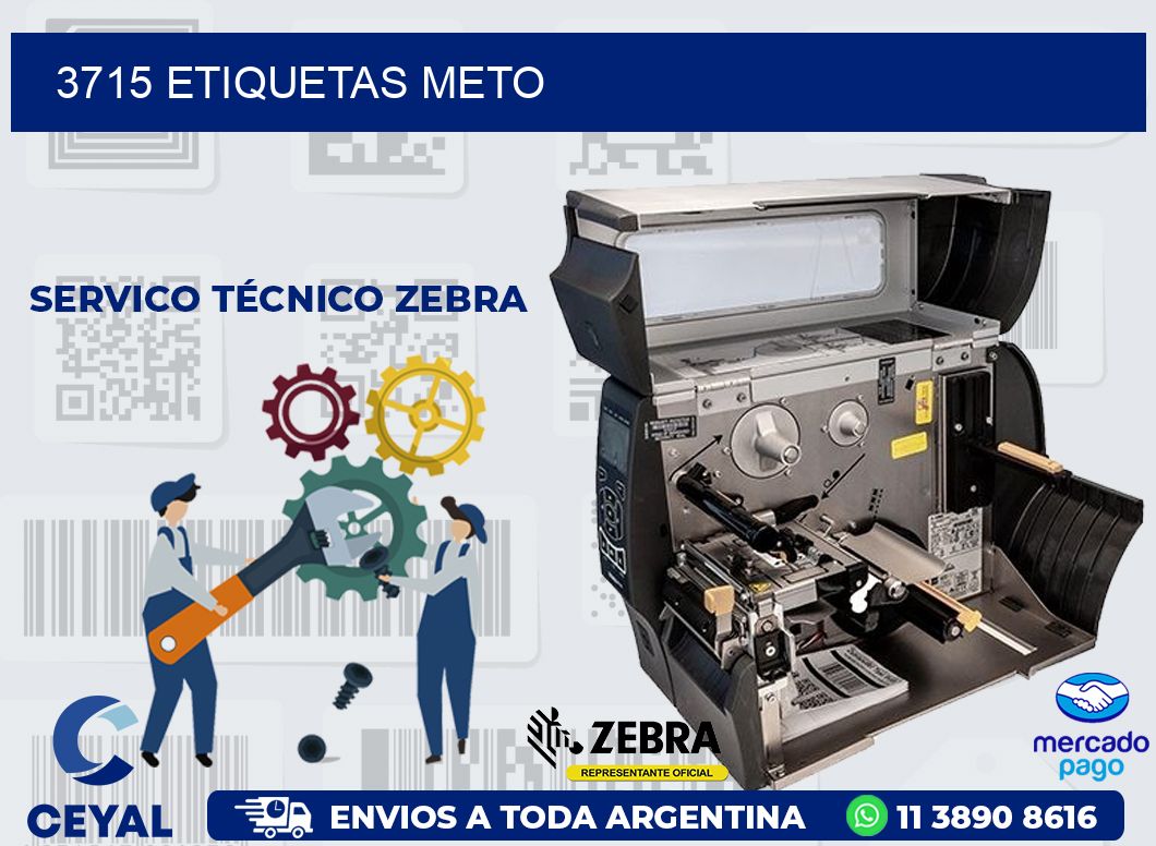 3715 ETIQUETAS METO