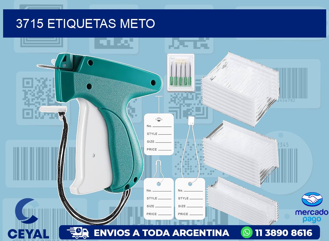 3715 ETIQUETAS METO