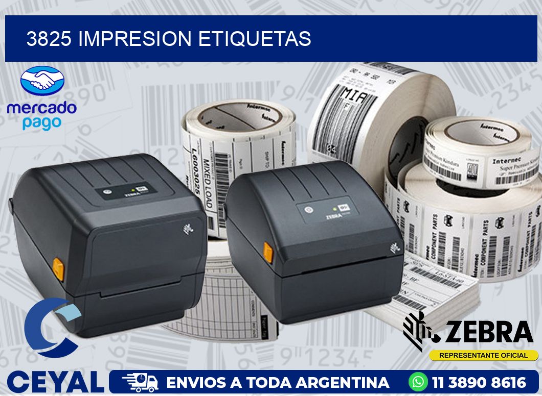 3825 IMPRESION ETIQUETAS