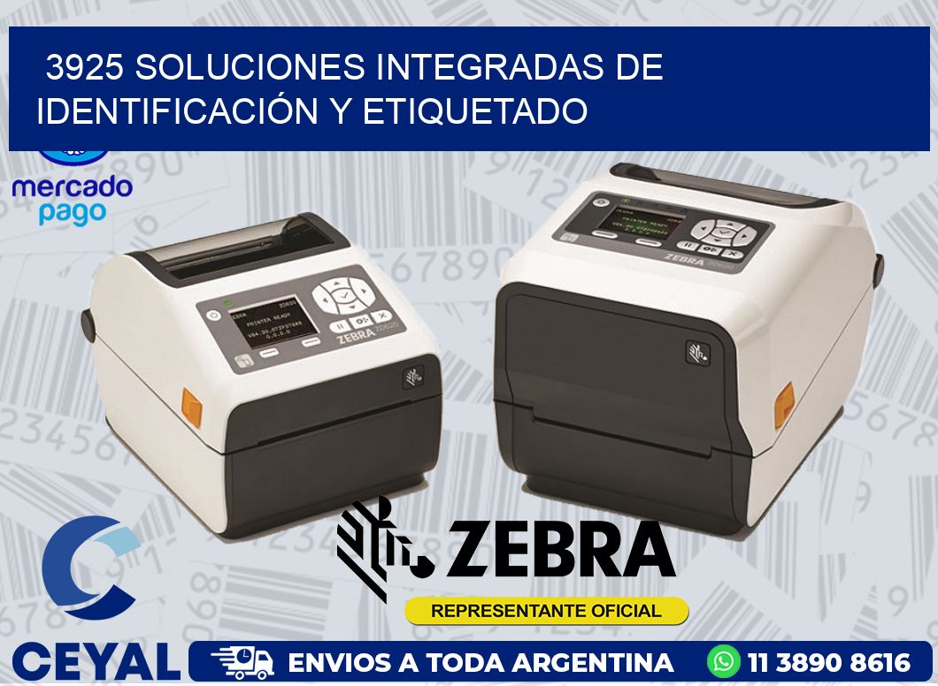 3925 SOLUCIONES INTEGRADAS DE IDENTIFICACIÓN Y ETIQUETADO
