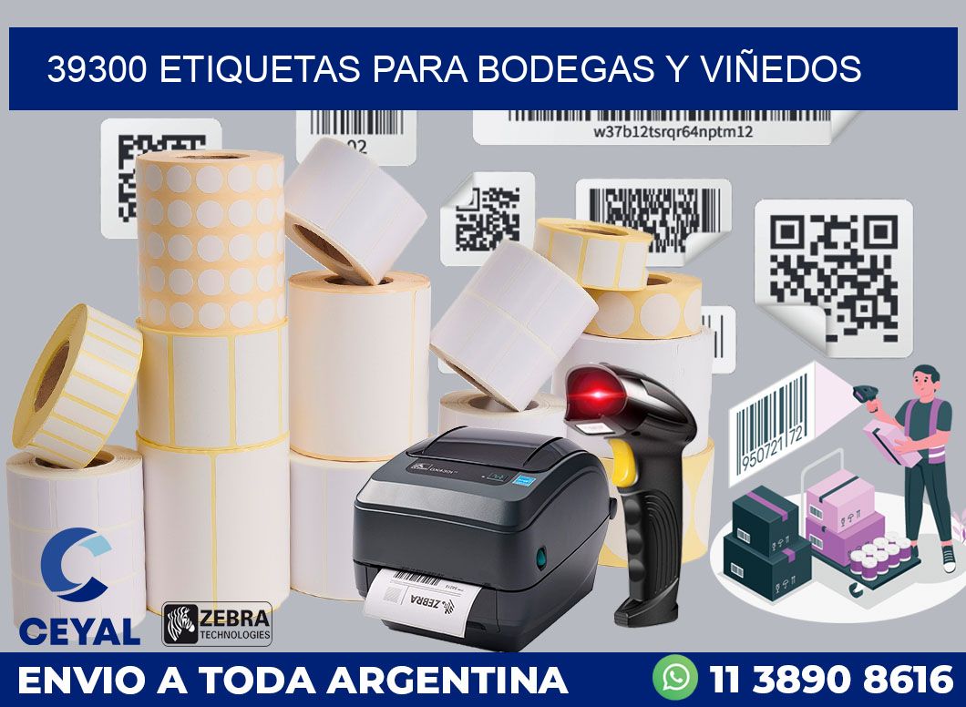 39300 ETIQUETAS PARA BODEGAS Y VIÑEDOS