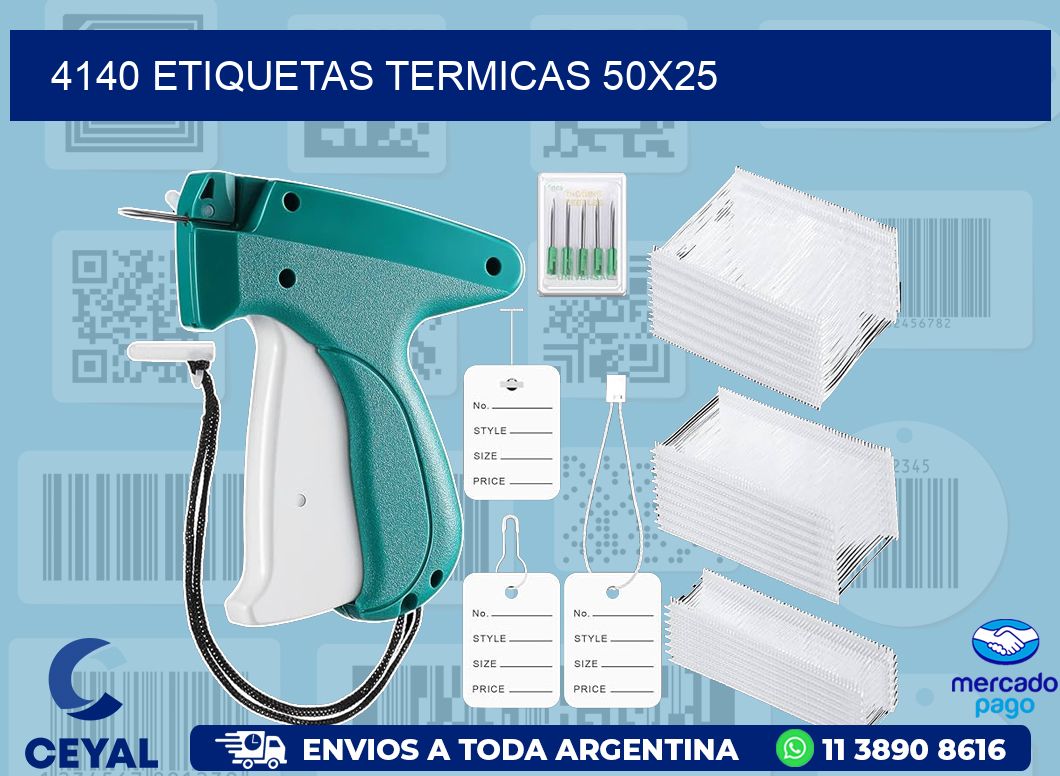 4140 ETIQUETAS TERMICAS 50X25